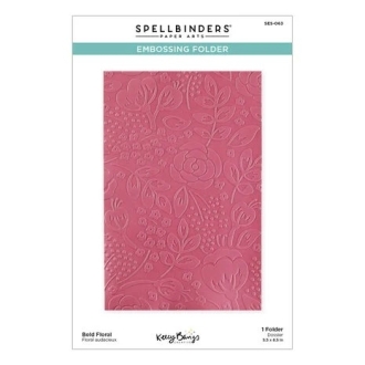 Bold Floral Embossing Folder - Spellbinders