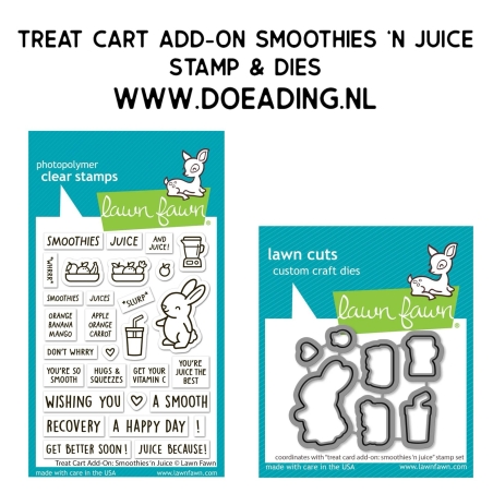 SET Treat Cart Add-on Smoothies 'n Juice Stamps & Dies