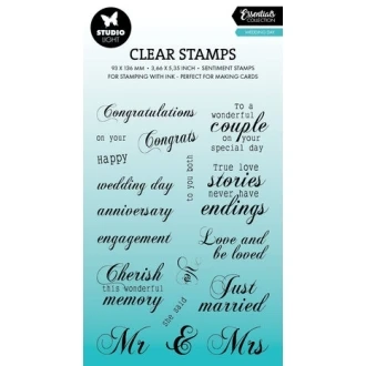 Wedding Day Essentials Clearstamp - Studio Light