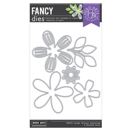 Large Flower Layering Fancy Dies - Hero Arts