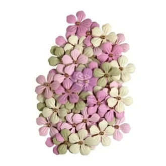 Serene Petals Flowers Pastel Whispers (60pcs) - Prima Marketing