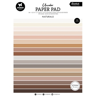 A4 Unicolor Paper Pad Naturels Tones Essentials Nr.299 - Studio Light