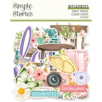 Simple Vintage Flower Shoppe Bits & Pieces - Simple Stories