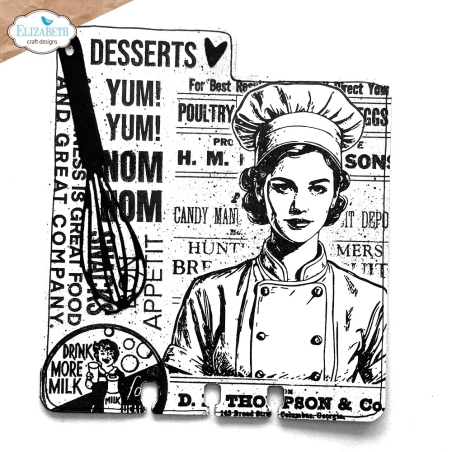 CSD395 - Let's Cook Stamp and Die Set