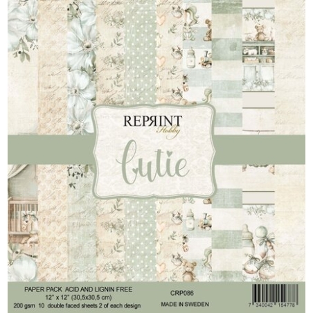 Cutie 12x12" Paper Pack - Reprint