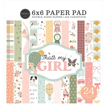 That's My Girl 6x6" Paper Pad - Carta Bella