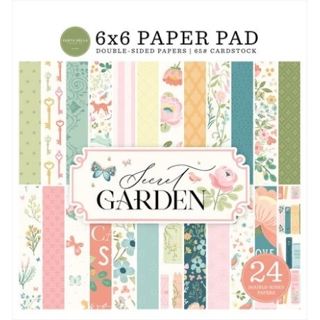 Secret Garden 6x6" Paper Pad - Carta Bella