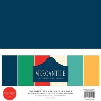 Mercantile 12x12" Coordinating Solids Paper Pad - Carta Bella