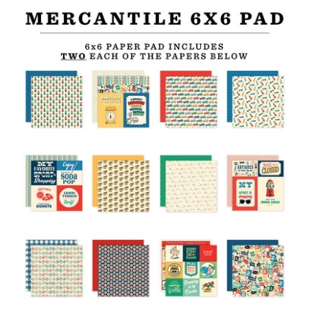 Mercantile 6x6" Paper Pad - Carta Bella