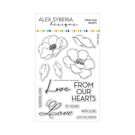 From our Hearts Clearstamp - Alex Syberia Designs