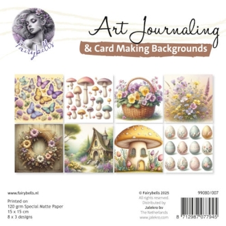 Art Journaling & Card Making Backgrounds Set 7 - Fairybells