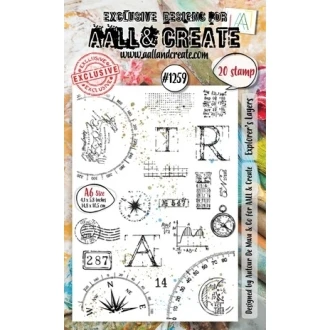 Whimsy Dwellings A6 Clearstamp Explorer's Layers - AALL & Create