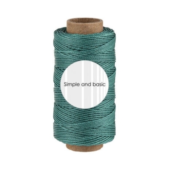 Botanical Green Polyester Thread 50m - Simple and Basic