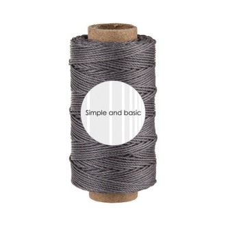 Warm Grey Polyester Thread 50m - Simple and Basic