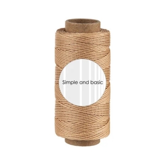 Salted Caramel Polyester Thread 50m - Simple and Basic