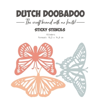 Sticky Stencil A6 Butterfly - Dutch Doobadoo