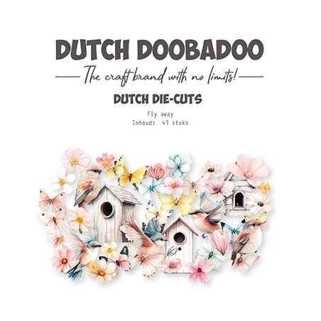 Collage Die-cuts Fly Away - Dutch Doobadoo