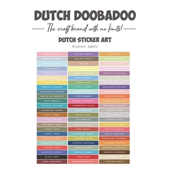 Stickervel A4 Strips Oxide - Dutch Doobadoo