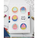 Postage Cupcake Die-n-stencil