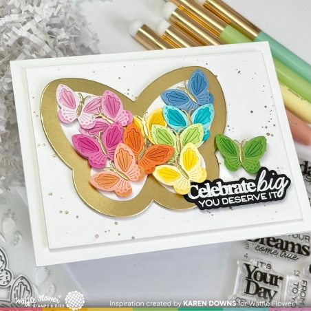 Multiple Butterflies Die-n-stencil - Waffle Flower