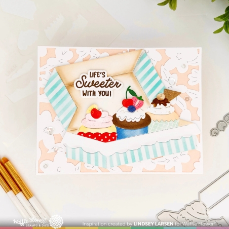 Hey Cupcake Sentiments Combo - Waffle Flower