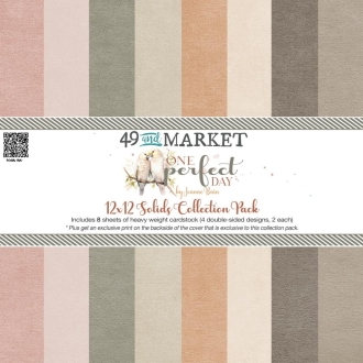 One Perfect Day Solid 12x12" Collection Pack - 49 and Market