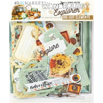 Wanderlust Explorer Die-Cut Elements - 49 and Market