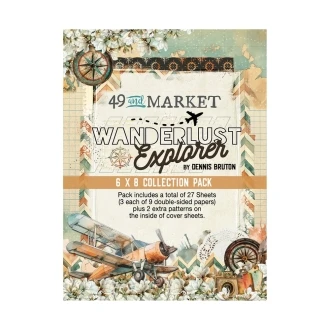 Wanderlust Explorer 6x8" Collection Pack - 49 and Market