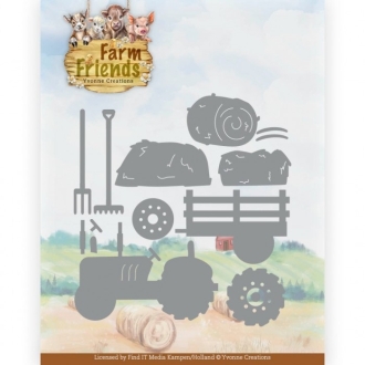 Dies - Yvonne Creations - Farm Friends - Tractor