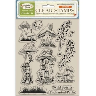 Hidden Grove Clearstamps Mushrooms - Stamperia