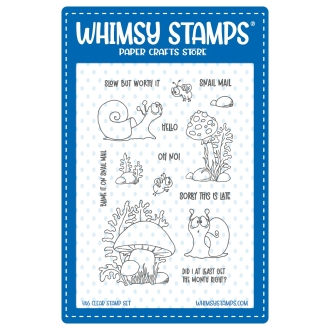 Blame It On Snail Mail Clearstamp - Whimsy Stamps