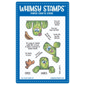 Prickly Friends Clearstamp - Whimsy Stamps