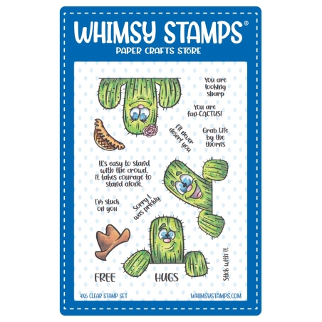 Prickly Friends Clearstamp - Whimsy Stamps