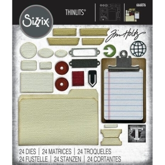 Sizzix Thinlits Die Set Vault Noteworthy