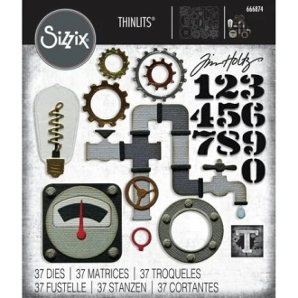 Sizzix Thinlits Die Set Vault Industrial