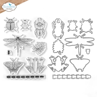 CSD402 - Beetles and Bugs Stamp and Die Set