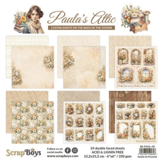 Paula's Attic 6x6" Paper Pad - Scrapboys