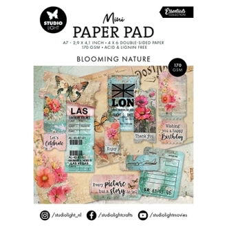 Mini Paper Pad Blooming Nature Essentials nr.303 - Studio Light