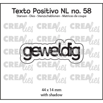 Texto Positivo Stansen No. 58 geweldig - Crealies