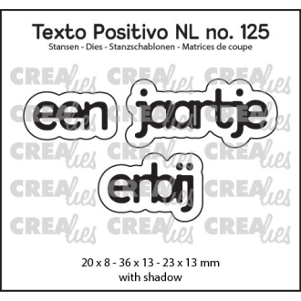 Texto Positivo Stansen No. 125 een jaartje erbij - Crealies