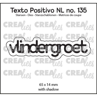 Texto Positivo Stansen No. 135 vlindergroet - Crealies