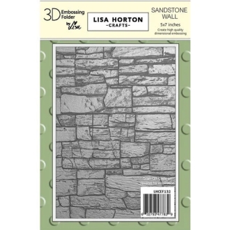 Sandstone Wall 5x7" Embossingfolder - Lisa Horton