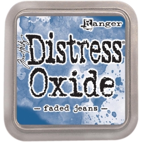 Distress Oxide Faded Jeans ( Leverbaar Medio Maart )