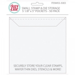 Small Stamp & Die Storage Pockets 5 x 5 " (50 stuks)