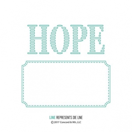 Hope Label Dies ( Let op! Pre-order, leverbaar rond 16 juni a.s. )