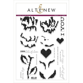 Sewn with Love Clear Stamps