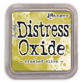 Distress Oxide Crushed Olive ( Let op!! Pre-order, binnenkort leverbaar!! )