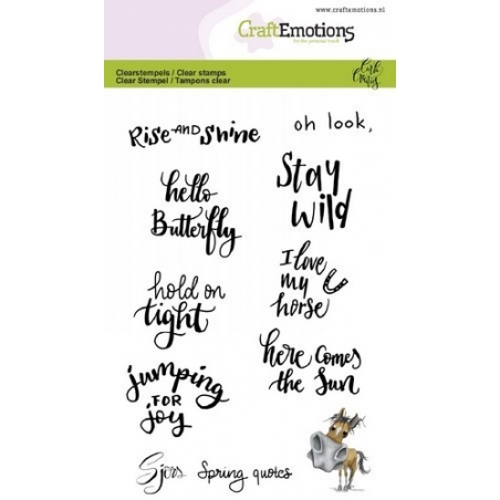 Sjors Spring Quotes (Eng) Clearstamps