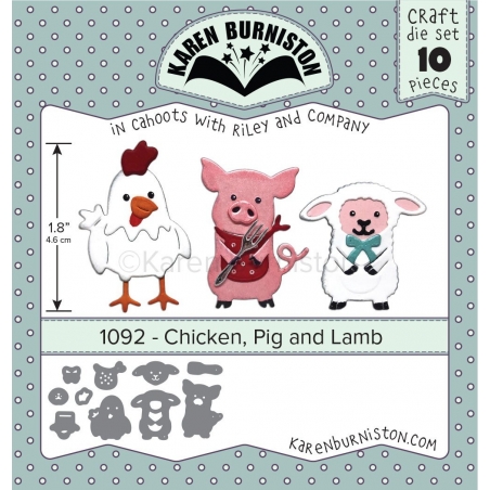 Mal 1092 Chicken, Pig and Lamb - Leverbaar Tweede Helft Juli