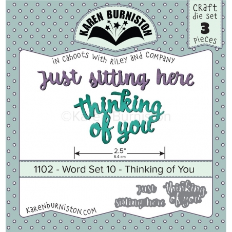 Mal 1102 - Word Set 10 - Thinking Of You - Leverbaar Tweede Helft Juli